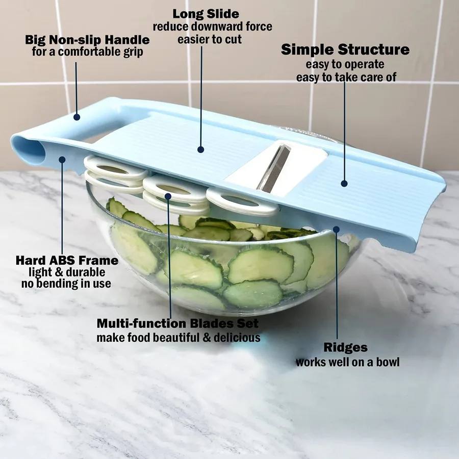 5-in-1 Mandoline Vegetable Slicer