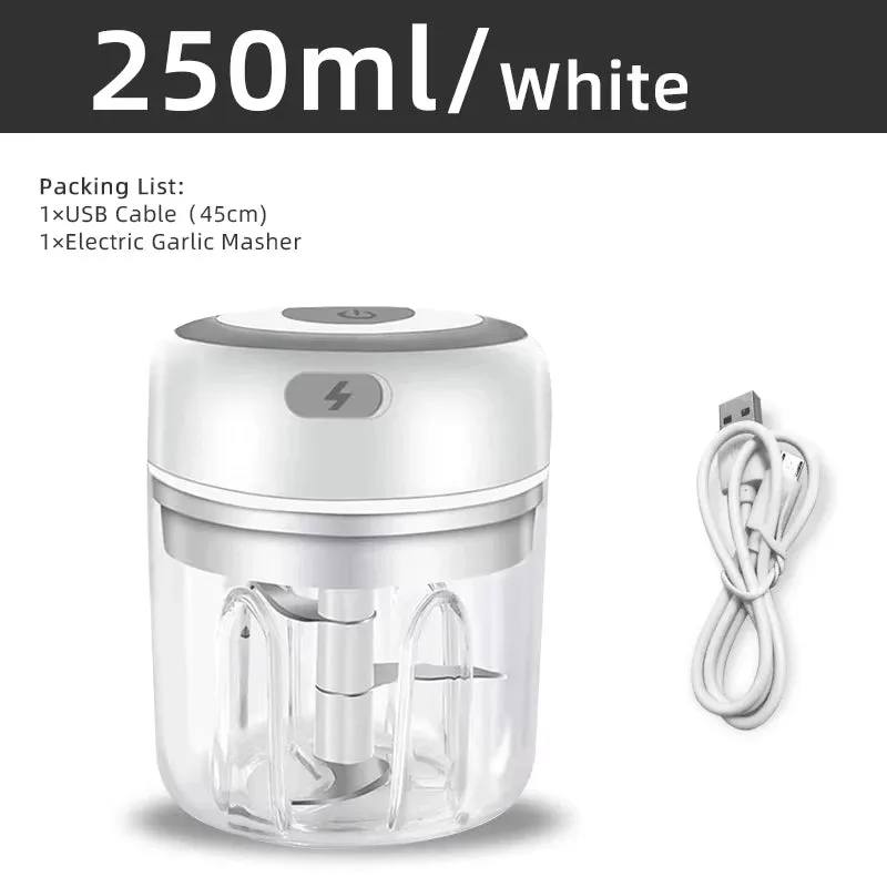 USB Mini Electric Garlic Mincer 250ml