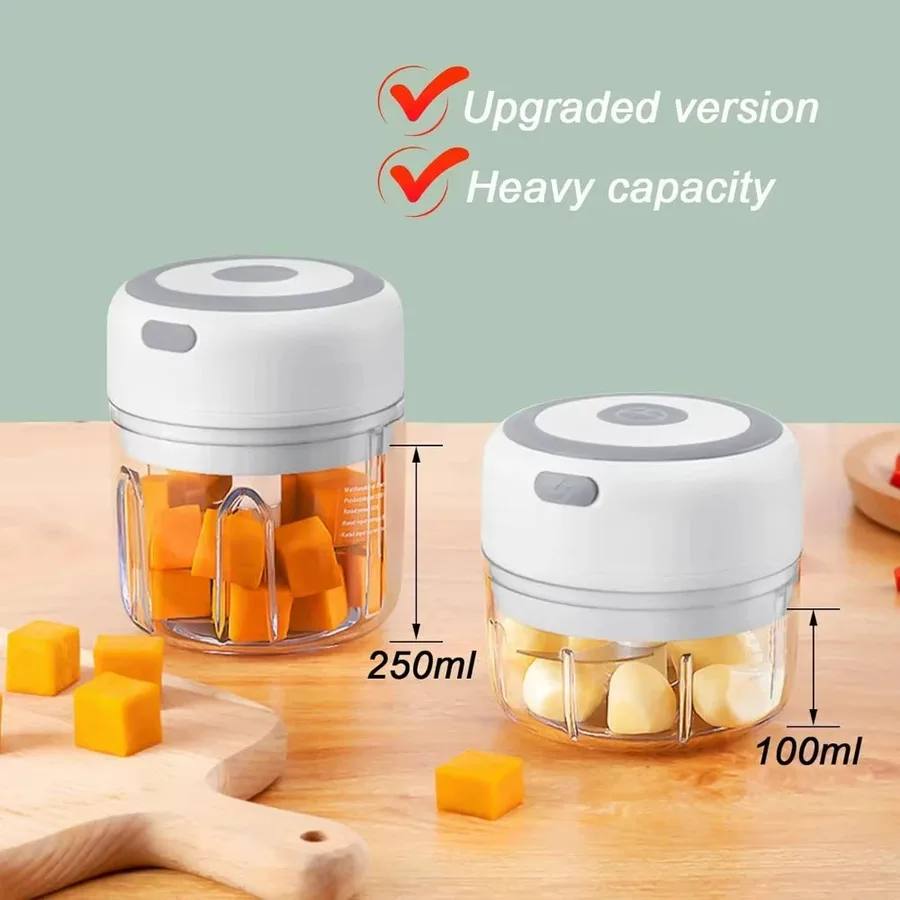 USB Mini Electric Garlic Mincer 250ml