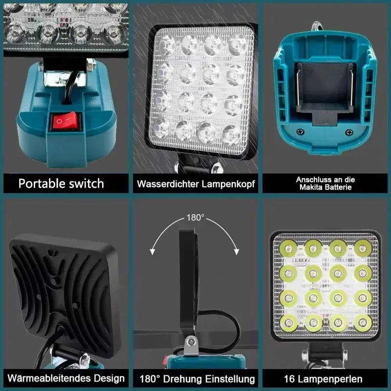 Cordless LED Work Light & Camping Lantern