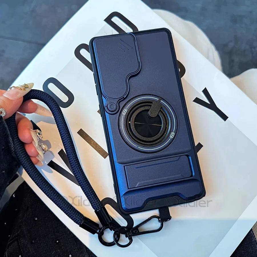 Galaxy Multi-Function Phone Case with Stand & Lanyard