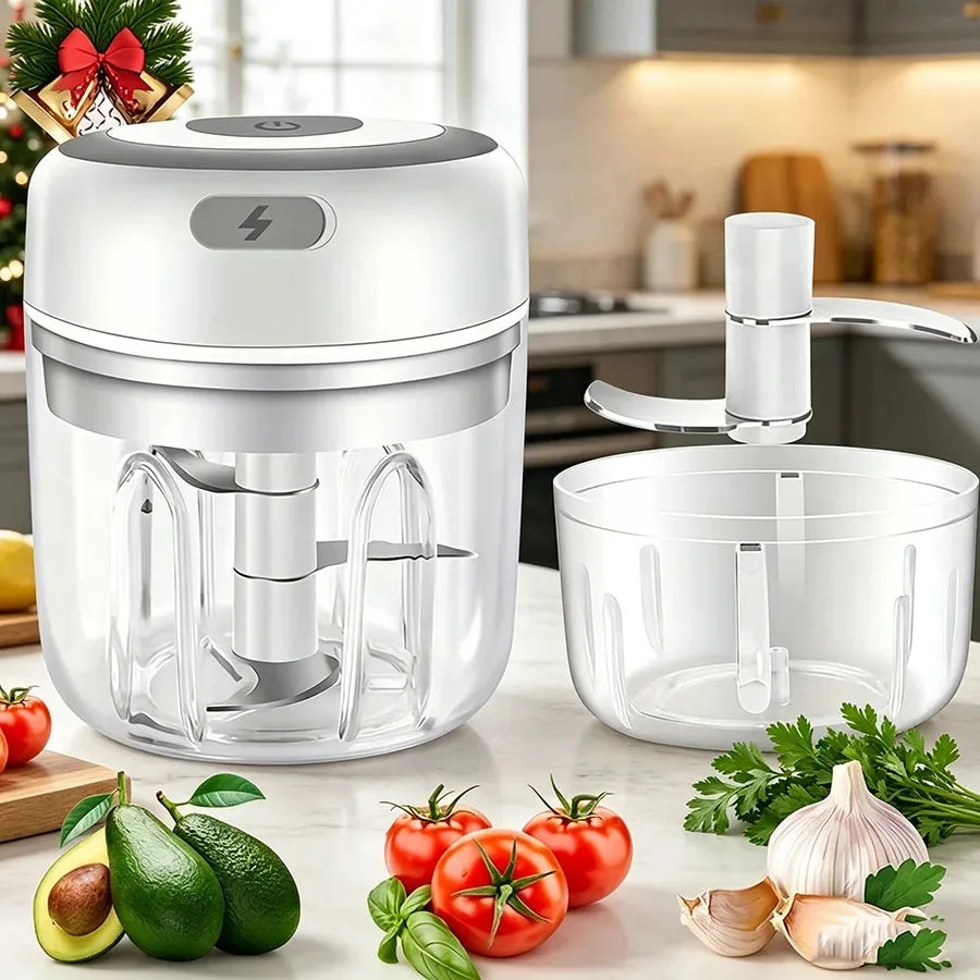 Mini Cordless Electric Garlic Chopper 250ml Mini Cordless Electric Garlic Chopper 250ml