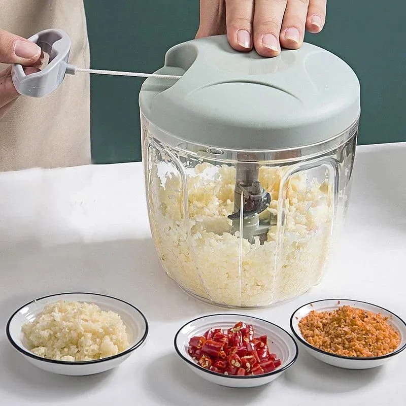Manual Rotary Garlic & Veggie Chopper Manual Rotary Garlic & Veggie Chopper