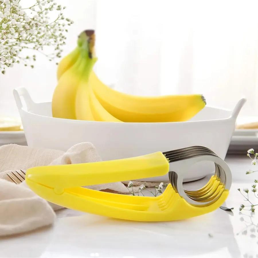 Stainless Banana & Fruit Stick Slicer Stainless Banana & Fruit Stick Slicer