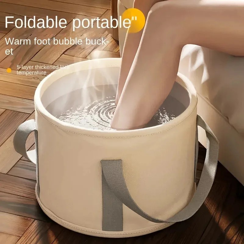 Foldable Foot Soak Basin with Heat Retention Foldable Foot Soak Basin with Heat Retention
