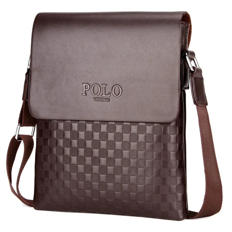 Men’s Checkered Crossbody Shoulder Bag Men’s Checkered Crossbody Shoulder Bag