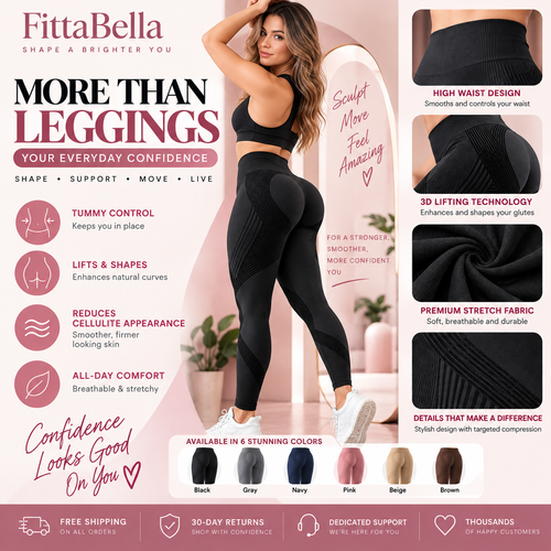 🔥 3D Sculpting Leggings + 2 Surprise Gifts | Limited-Time Offer