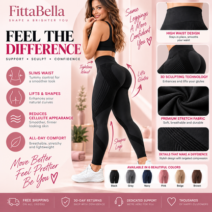 🔥 3D Sculpting Leggings + 2 Surprise Gifts | Limited-Time Offer