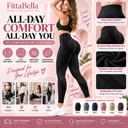 🔥 3D Sculpting Leggings + 2 Surprise Gifts | Limited-Time Offer