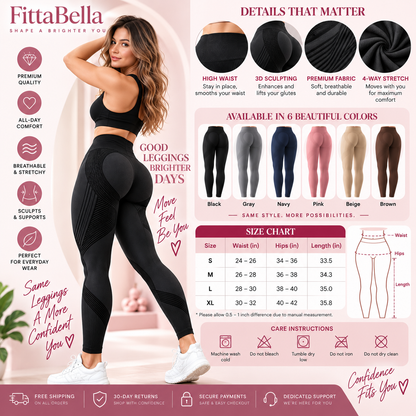 🔥 3D Sculpting Leggings + 2 Surprise Gifts | Limited-Time Offer